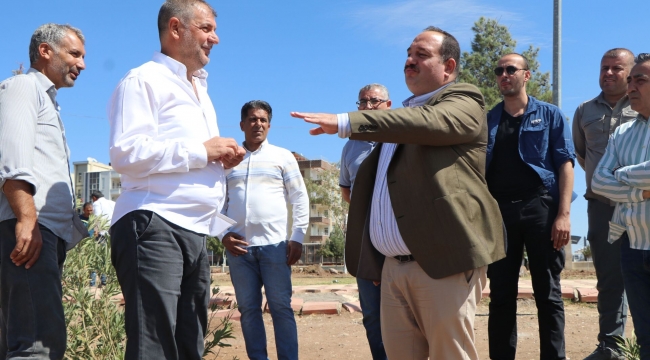 VİRANŞEHİR MİLLET BAHÇESİNDE SONA GELİNDİ