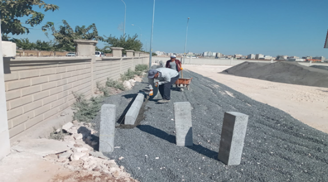 Viranşehir Oto Galericiler Sitesinde Kilitli Parke Taşı Çalışması