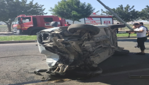 Akçakale çevre yolunda kaza, 2 yaralı