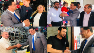 Başkan Aslan, Esnaf ziyaretinde