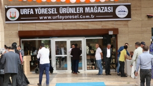 Başkan Beyazgül Yöresel ürünler mağazası hayırlı olsun 