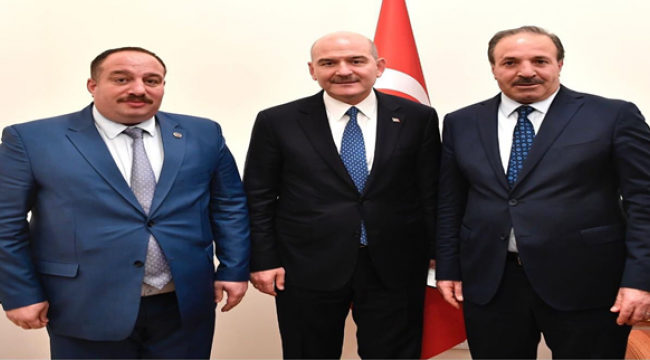 Başkan Ekinci Ve Milletvekili Özcan'dan Bakan Soylu'ya Ziyaret