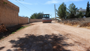 Büyükşehir'den Halfeti Kırsalında Yol Çalışması