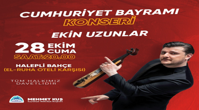 Eyyübiye Belediyesi'nden Cumhuriyet Konseri