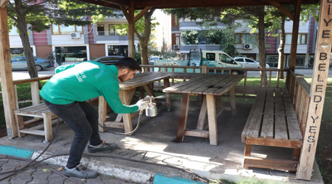  Haliliye'de Parklar Yenileniyor