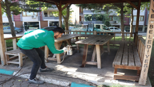  Haliliye'de Parklar Yenileniyor