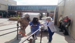 Harran Üniversitesi'nde Gerçeği Aratmayan Tatbikat