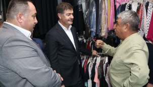 MİLLETVEKİLİ DEMİRKAYA VE BAŞKANLAR ESNAFLARI ZİYARET ETTİ