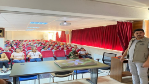 Okullarda"Tabiatı koruma, Biyolojik çeşitliliğin önemi eğitimi verildi