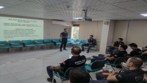 Polislere İlk Yardım Eğitimi Verildi