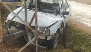 Şanlıurfa'da trafik kazası, 2 yaralı