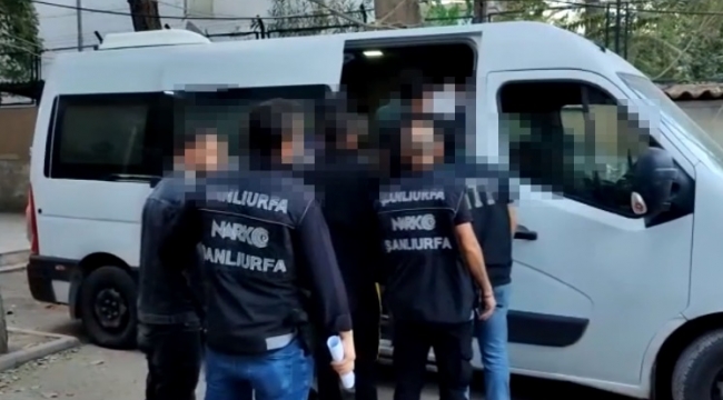 Şanlıurfa'da uyuşturucu operasyon, 19 tutuklama