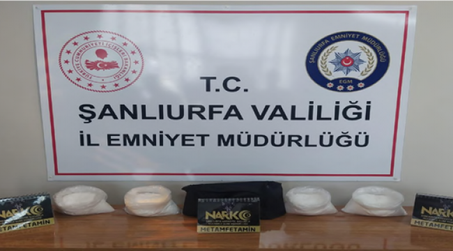 Şanlıurfa'da uyuşturucu operasyonu!