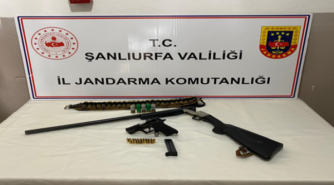 Şanlıurfa'da uzun namlulu silah ele geçirildi