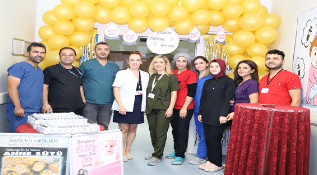 Şanlıurfa Eğitim ve Araştırma Hastanesinde Anne sütünün önemine dikkat çekildi