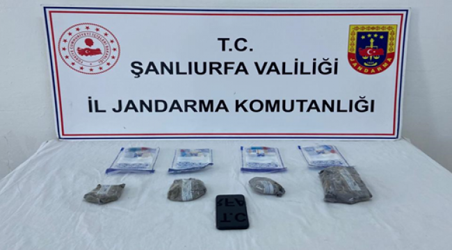 Şanlıurfa jandarmadan uyuşturucu operasyonu