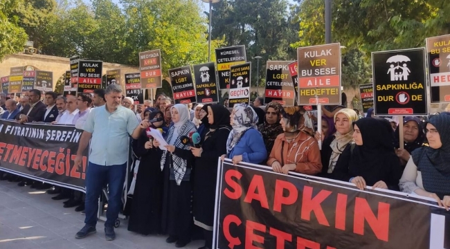 Şanlıurfa sivil toplum kuruluşlarından LGBT karşıtı yürüyüş
