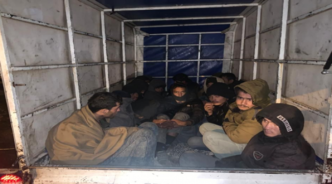 Siverek'te kaçak göçmen operasyonu