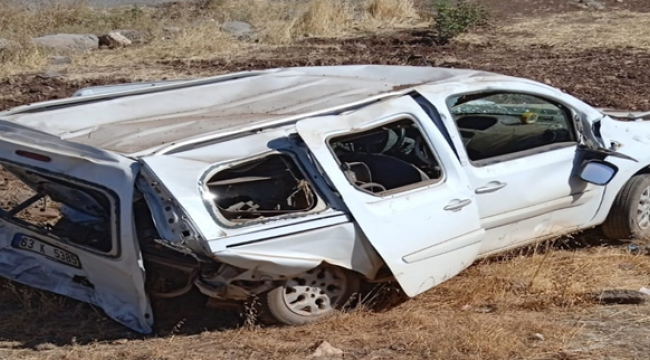 Siverek-Viranşehir yolunda kaza, 3 yaralı