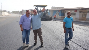 VİRANŞEHİR'DE ASFALT ÇALIŞMALARI SÜRÜYOR