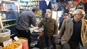 Başkan Kuş, Tarihi Çarşılardaki Esnafı Ziyaret Etti