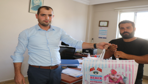 Bozova Belediyesinden yeni doğan bebeklere "Hoş Geldin Bebek Seti"