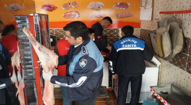 Haliliye Zabıtasından Kasaplara Kalite Denetimi