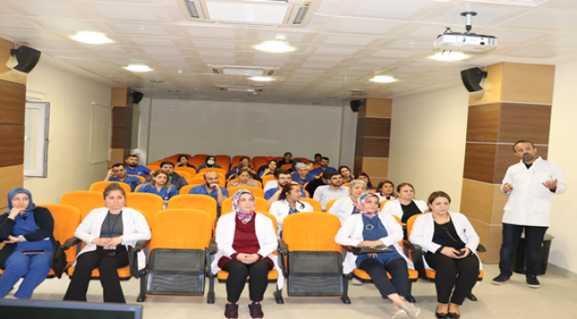 HRÜ Hastanesinde Personele Diyabet Semineri Verildi