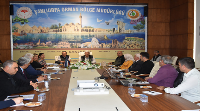 Orman Bölge Müdürlükleri Bölgesel İnşaat ve İkmal Çalıştayı Şanlıurfa'da yapıldı