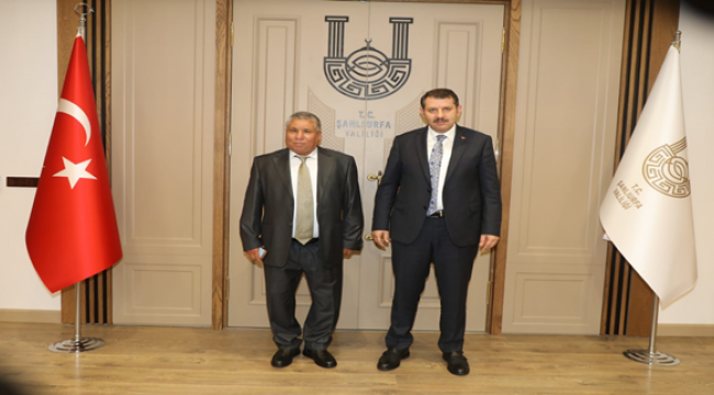 Sabah'tan Vali Ayhan'a ziyaret