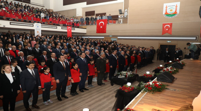 Şanlıurfa'da 10 Kasım Atatürk'ü anma etkinliği