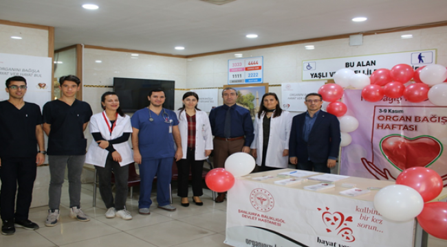 Şanlıurfa'da organ bağışı standı açıldı