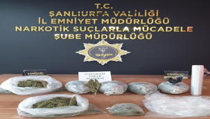 Şanlıurfa'da polisten uyuşturucu operasyonu