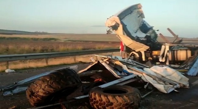 Şanlıurfa'da Trafik kazası,  1 ölü 3 yaralı