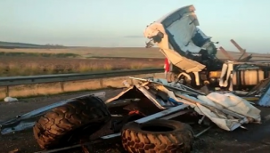 Şanlıurfa'da Trafik kazası,  1 ölü 3 yaralı