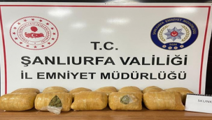 Şanlıurfa'da uyuşturucu operasyonu