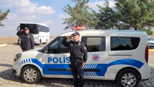 Şanlıurfa emniyeti saygı duruşunda