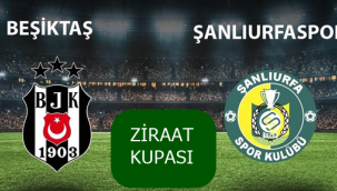 Şanlıurfaspor'un kupadaki rakibi Beşiktaş oldu