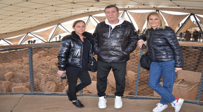 TSYD genel Başkanı Göbeklitepe'ye hayran kaldı 