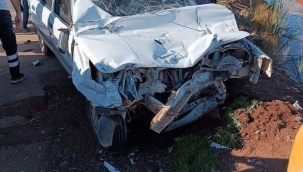 Urfa"da trafik kazası, 2 yaralı