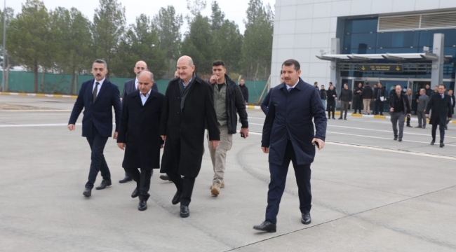 Bakan Soylu, Şanlıurfa'dan ayrıldı