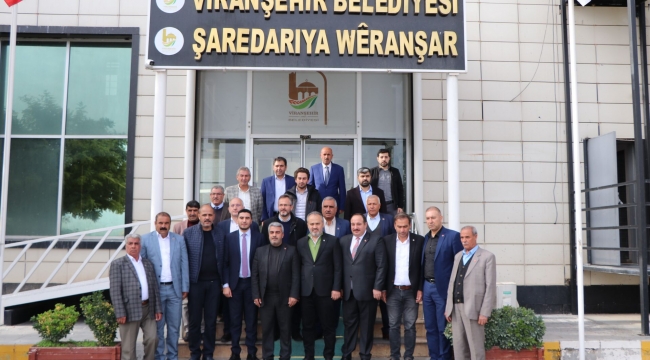 BAŞKAN AKTAŞ'TAN VİRANŞEHİR BELEDİYESİ'NE ZİYARET