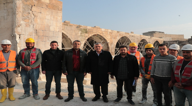 Başkan Beyazgül İle Bir Tarihi Han Daha Turizme Kazandırılıyor