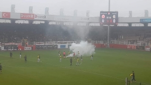 Batman Petrolspor Şanlıurfaspor maçı tatil edildi