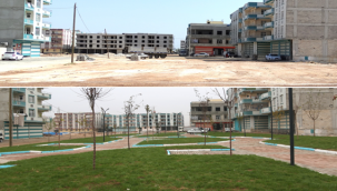 Eyyübiye'de Boş Alanlar Parka Dönüşüyor