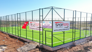 Eyyübiye'ye yapılacak 20 halı sahadan 5'i tamamlandı