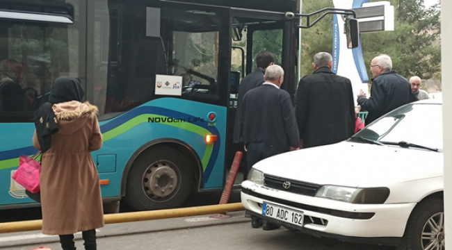 Fenalaşan yolcuyu otobüs şoförü hastaneye yetiştirdi