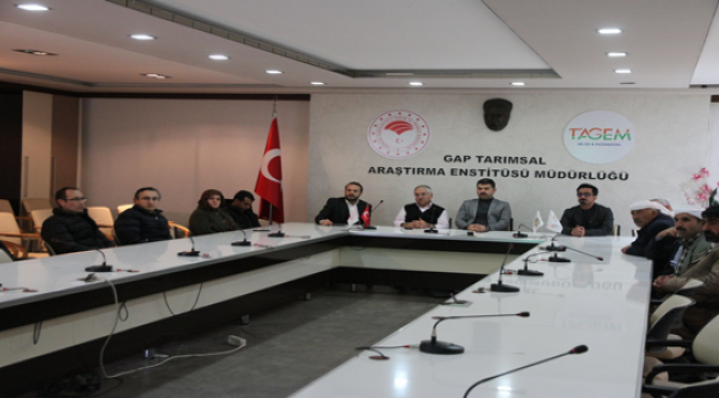 GAP Tarımsal Araştırma Enstitüsü Müdürlüğü'nde yapıldı