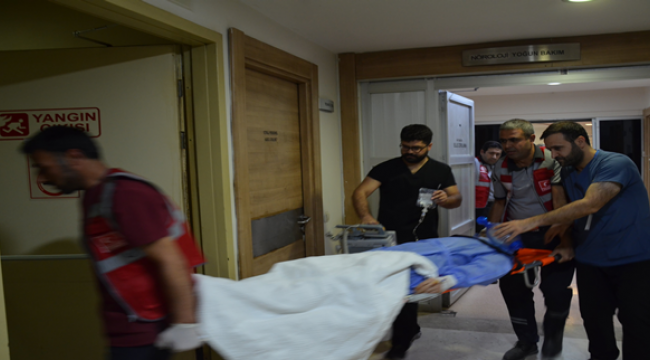 Hastanede gerçeği aratmayan tatbikat