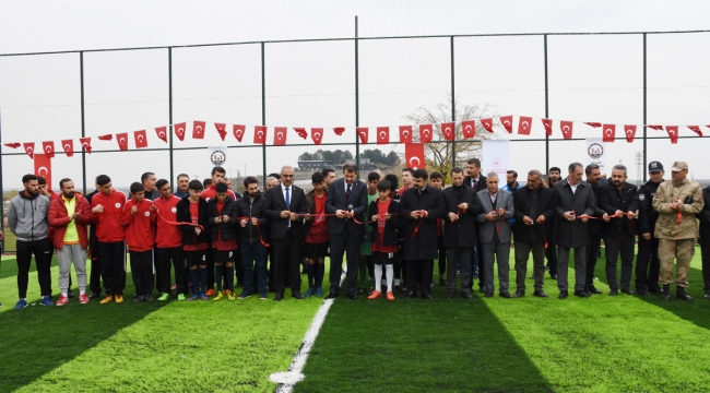 Hilvan'da Semt Sahası ve Tenis Kortu Açılışı Yapıldı